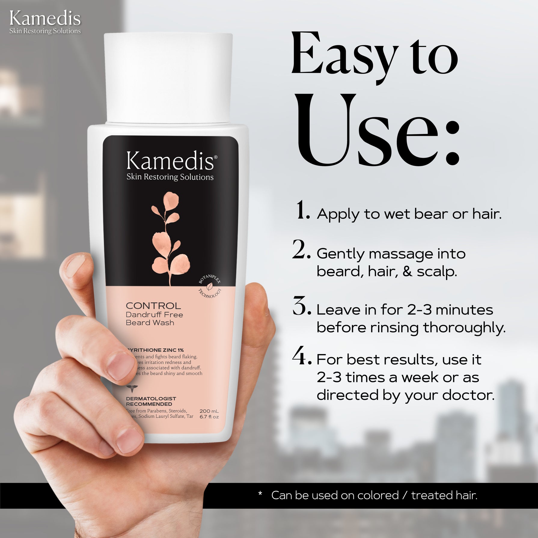 CONTROL | Dandruff Free Beard Wash