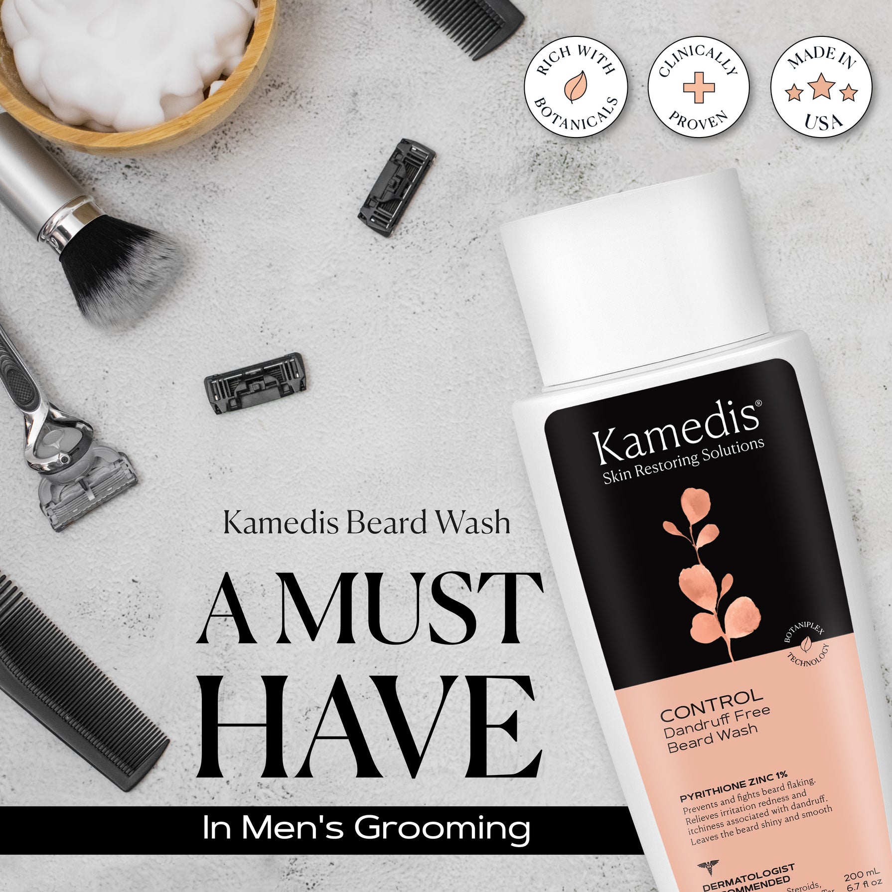 CONTROL | Dandruff Free Beard Wash