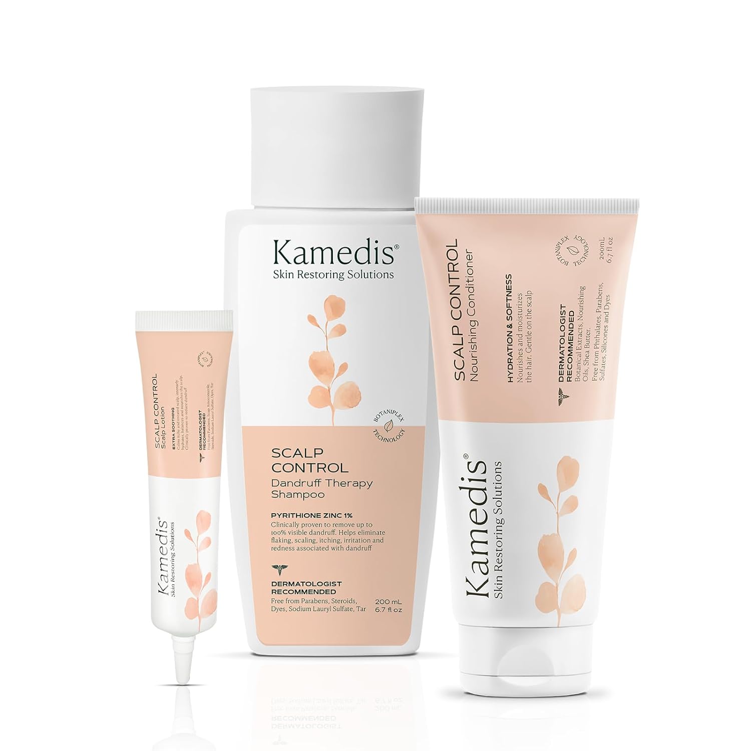 Dandruff Treatment Kit: Shampoo + Conditioner + Scalp Lotion